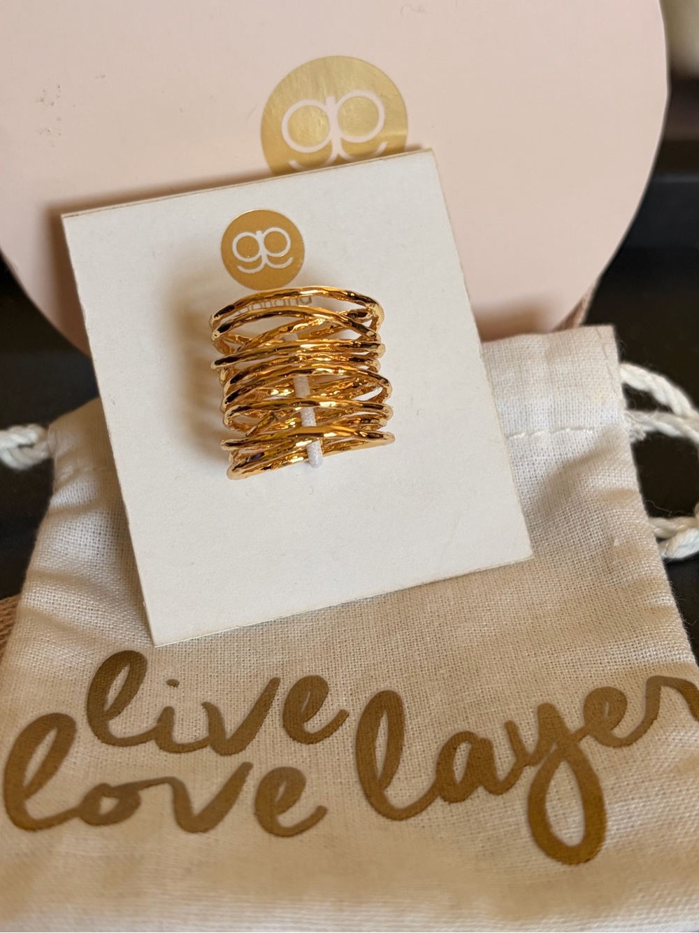 Gorjana Gold Twisted Band Ring